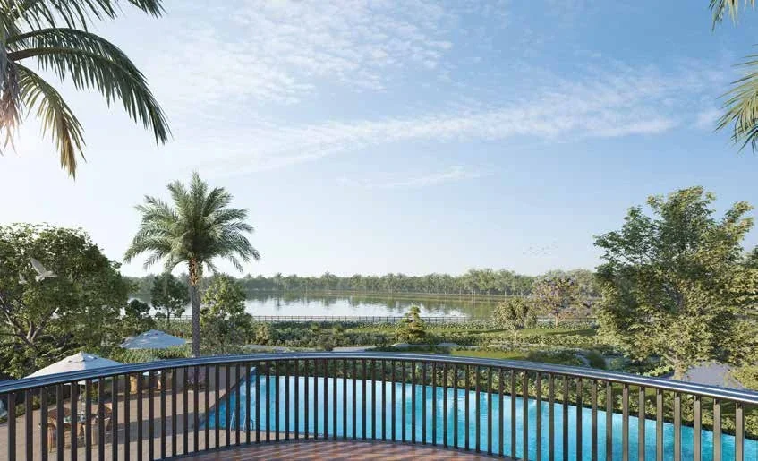 Machan lake view balcony